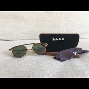 Garrett Leight VAN BUREN FOLDING Sunglasses unisex